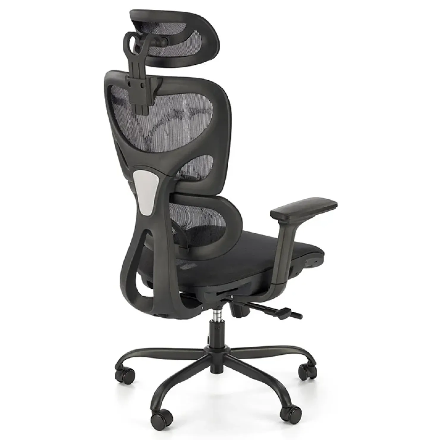 Garnero Arredamenti Sedia ufficio con ruote regolabile in tessuto nero Ferarra Sale