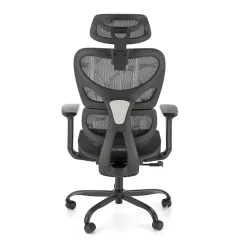 Garnero Arredamenti Sedia ufficio con ruote regolabile in tessuto nero Ferarra Sale