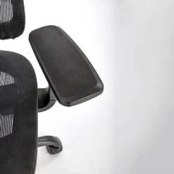 Garnero Arredamenti Sedia ufficio con ruote regolabile in tessuto nero Ferarra Sale