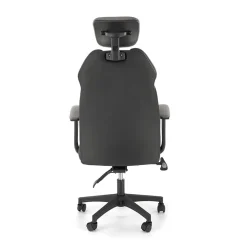 Garnero Arredamenti Sedia ufficio regolabile in tessuto ed ecopelle grigio nero Verissima Sale