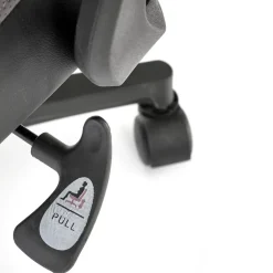 Garnero Arredamenti Sedia ufficio regolabile in tessuto ed ecopelle grigio nero Verissima Sale