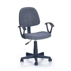 Garnero Arredamenti Sedia ufficio regolabile con ruote in tessuto grigio Spaz Sale