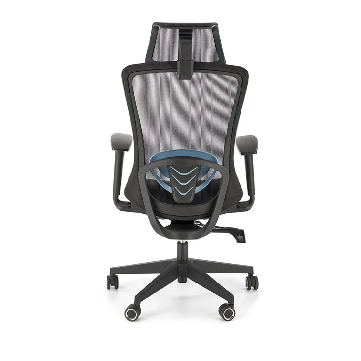 Garnero Arredamenti Sedia ufficio regolabile con ruote in tessuto nero Bonito Best