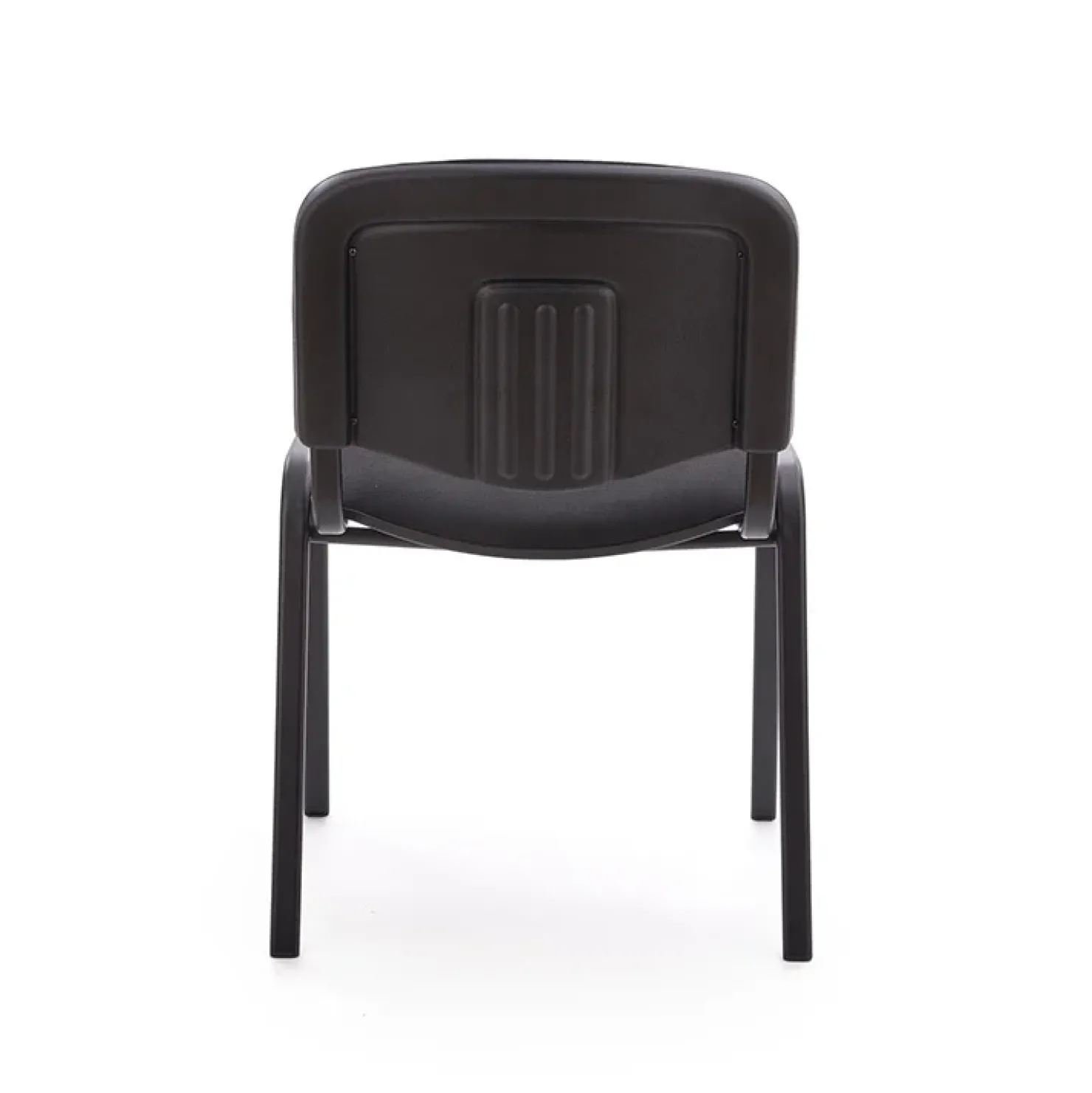 Garnero Arredamenti Sedia ufficio sala attesa moderna in acciaio tessuto nera Laos Nero Online