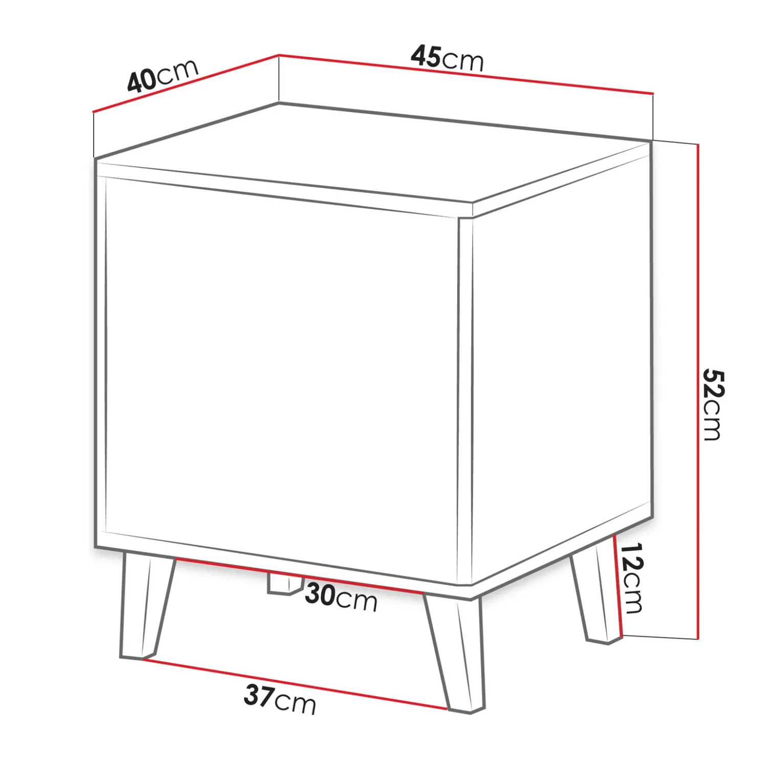 Garnero Arredamenti Set 2 comodini 45x52h cm moderni cannettato Essence Antracite Outlet