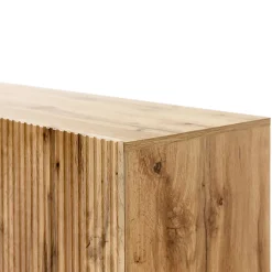 Garnero Arredamenti Set 2 comodini 45x52h cm moderni cannettato Essence Quercia New