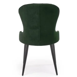 Garnero Arredamenti Set 2 sedie da pranzo imbottite in velluto Vera Verde Best