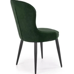 Garnero Arredamenti Set 2 sedie da pranzo imbottite in velluto Vera Verde Best