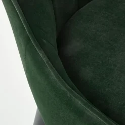 Garnero Arredamenti Set 2 sedie da pranzo imbottite in velluto Vera Verde Best