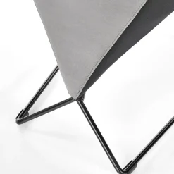 Garnero Arredamenti Set 2 sedie da pranzo imbottite in velluto nero Malabo Grigio Online