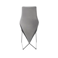 Garnero Arredamenti Set 2 sedie da pranzo imbottite in velluto nero Malabo Grigio Online