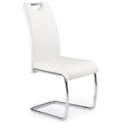 Garnero Arredamenti Set 4 sedie da pranzo in ecopelle Deva Bianco Best