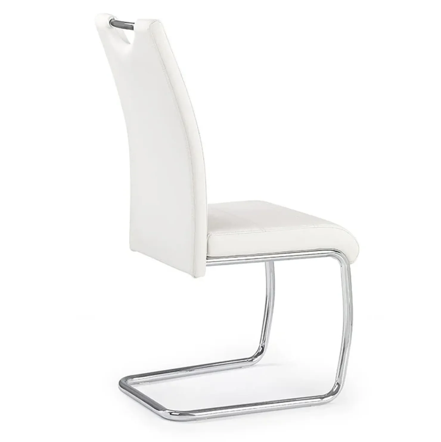 Garnero Arredamenti Set 4 sedie da pranzo in ecopelle Deva Bianco Best