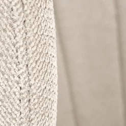 Garnero Arredamenti Set 2 sedie da pranzo in tessuto beige nero Quark Sale