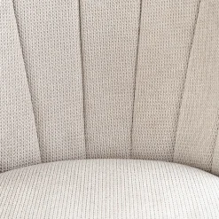 Garnero Arredamenti Set 2 sedie da pranzo in tessuto beige nero Quark Sale