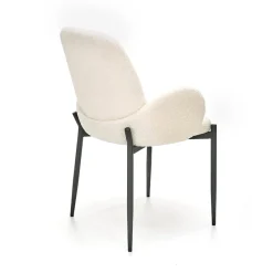 Garnero Arredamenti Set 2 sedie da pranzo in tessuto crema Doras Clearance