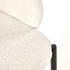 Garnero Arredamenti Set 2 sedie da pranzo in tessuto crema Doras Clearance