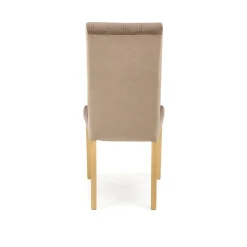 Garnero Arredamenti Set 2 sedie da pranzo in tessuto velluto trapuntato rovere chiaro Doha Beige Sale
