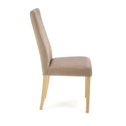 Garnero Arredamenti Set 2 sedie da pranzo in tessuto velluto trapuntato rovere chiaro Doha Beige Sale