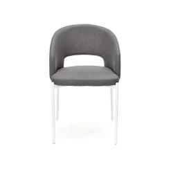 Garnero Arredamenti Set 2 sedie da pranzo in tessuto grigio Turbo Best