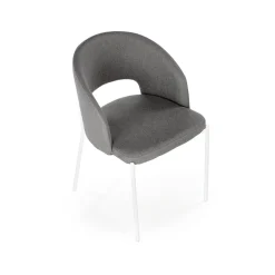 Garnero Arredamenti Set 2 sedie da pranzo in tessuto grigio Turbo Best