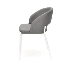 Garnero Arredamenti Set 2 sedie da pranzo in tessuto grigio Turbo Best