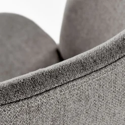 Garnero Arredamenti Set 2 sedie da pranzo in tessuto grigio Turbo Best