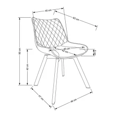 Garnero Arredamenti Set 2 sedie da pranzo in velluto verde scuro nero Balboa Clearance