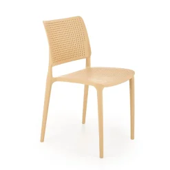 Garnero Arredamenti Set 4 sedie da pranzo moderne in polipropilene arancione Luanda Online