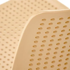 Garnero Arredamenti Set 4 sedie da pranzo moderne in polipropilene arancione Luanda Online