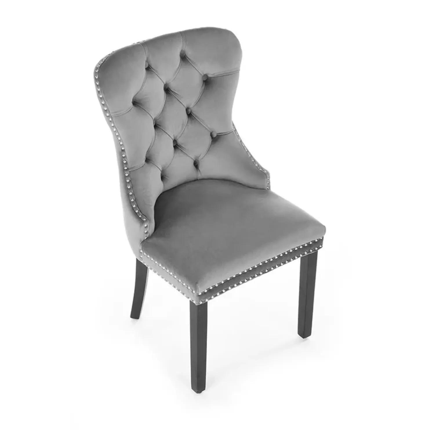 Garnero Arredamenti Set 2 sedie da pranzo moderne in tessuto nero Briar Grigio Best