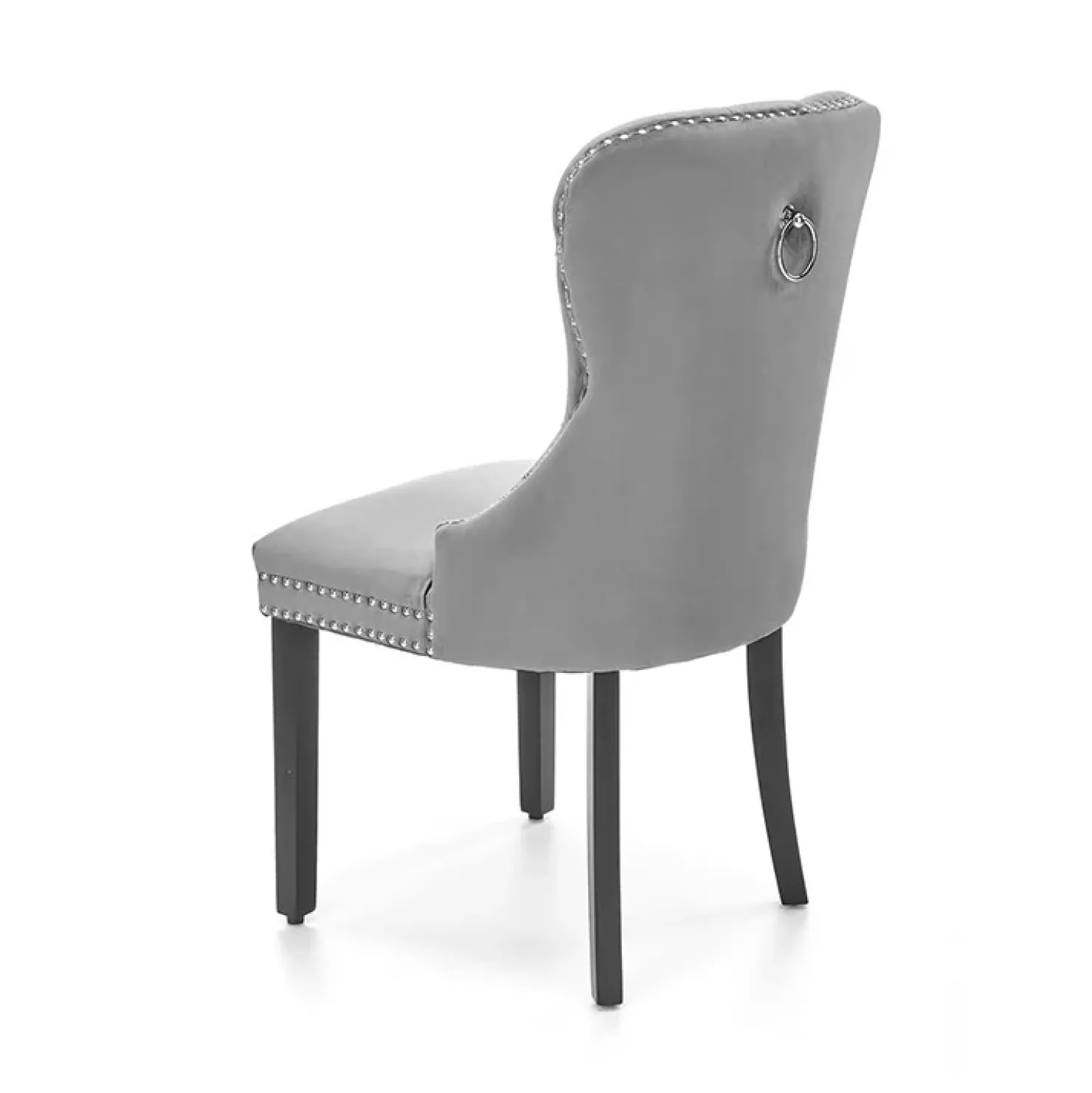 Garnero Arredamenti Set 2 sedie da pranzo moderne in tessuto nero Briar Grigio Best