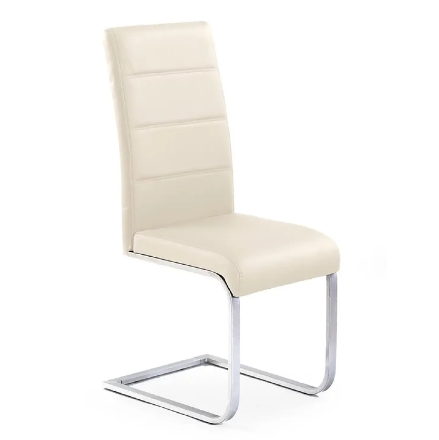 Garnero Arredamenti Set 4 sedie da pranzo moderne in ecopelle Pamela Beige Best