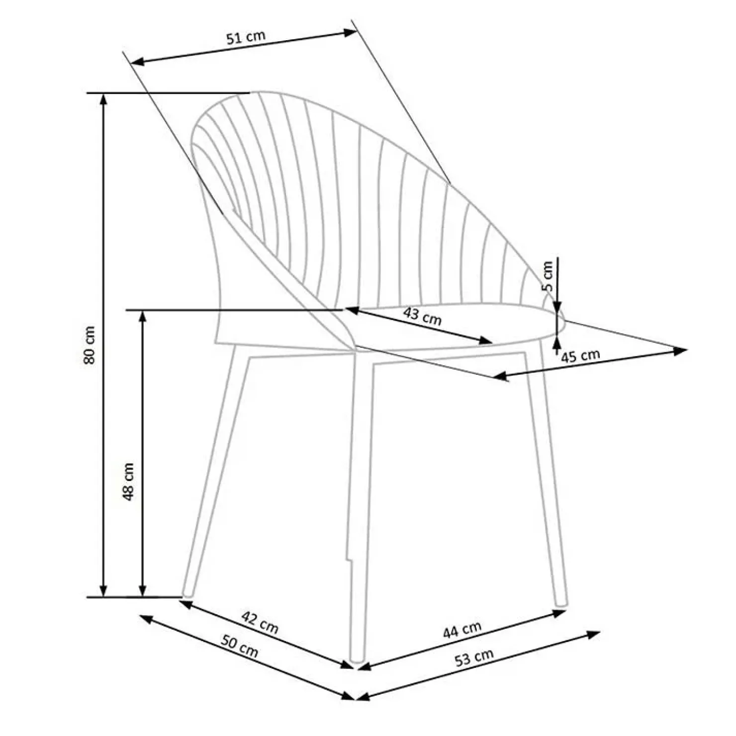 Garnero Arredamenti Set 2 sedie imbottite design in tessuto beige Amelia Online