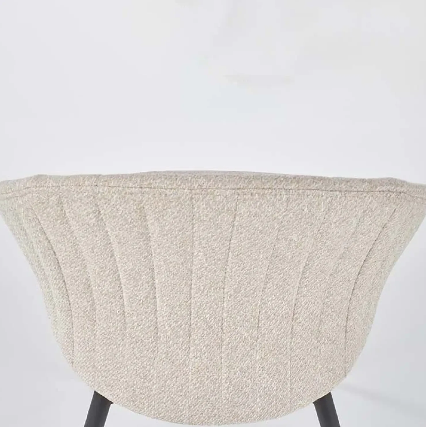 Garnero Arredamenti Set 2 sedie imbottite design in tessuto beige Amelia Online