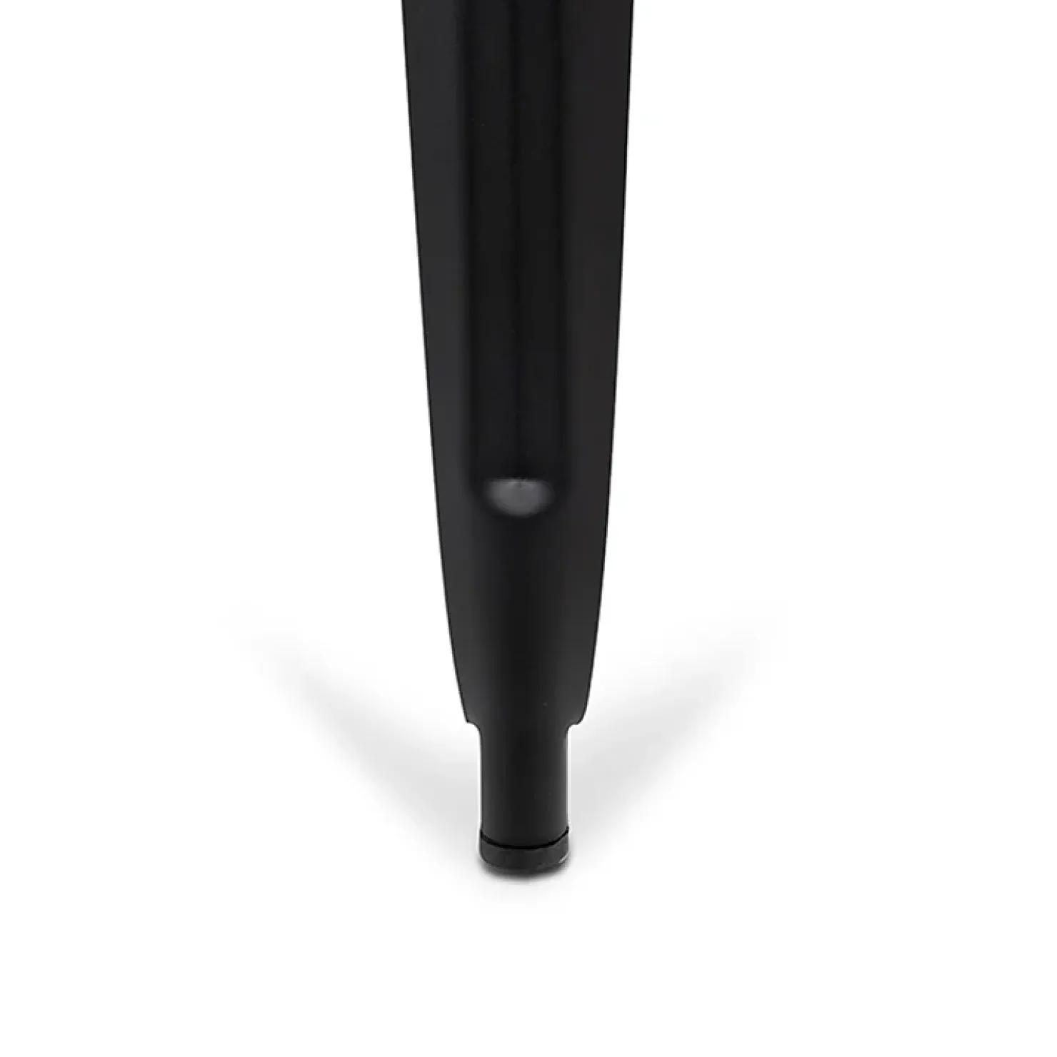 Garnero Arredamenti Set 2 sedie in metallo impilabili opaco Lix Nero