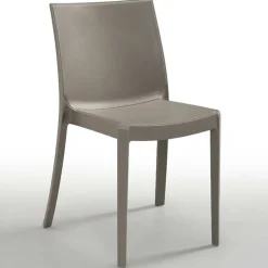 Garnero Arredamenti Set 6 sedie in polipropilene impilabile Olbia Tortora New