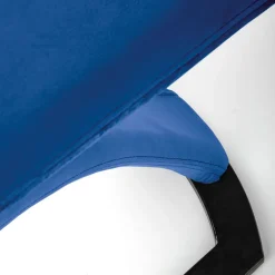 Garnero Arredamenti Set 2 sedie moderne imbottite in velluto acciaio nero Juliet Blu Best