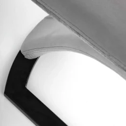 Garnero Arredamenti Set 2 sedie moderne imbottite in velluto acciaio nero Juliet Grigio Best