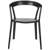 Garnero Arredamenti Set 2 sedie polipropilene impilabili nero opaco Gandia Outlet