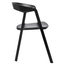 Garnero Arredamenti Set 2 sedie polipropilene impilabili nero opaco Gandia Outlet