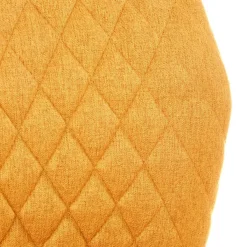 Garnero Arredamenti Set 4 sedie sala moderne in tessuto Corvo Senape