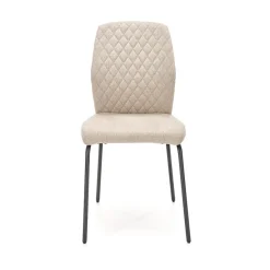 Garnero Arredamenti Set 4 sedie sala moderne in tessuto Corvo Beige