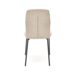 Garnero Arredamenti Set 4 sedie sala moderne in tessuto Corvo Beige