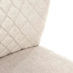 Garnero Arredamenti Set 4 sedie sala moderne in tessuto Corvo Beige