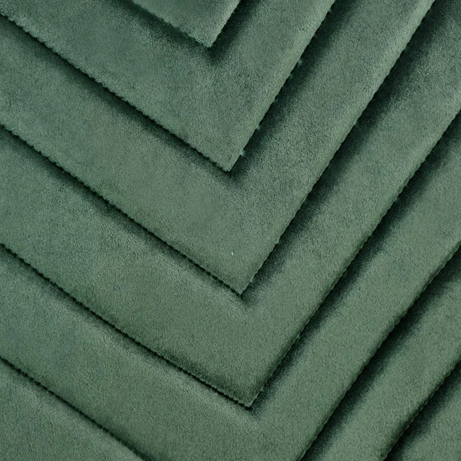 Garnero Arredamenti Set 4 sedie soggiorno moderne in velluto verde scuro nero Icaro Outlet