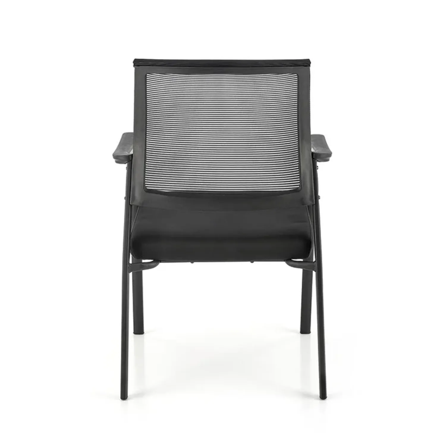 Garnero Arredamenti Set 4 sedie soggiorno moderne in tessuto nero Precious Sale