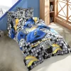 Garnero Arredamenti Set copripiumino bambino singolo e federa 140x200cm blu a fantasia Cars Outlet