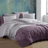 Garnero Arredamenti Set copripiumino matrimoniale oversize e federe 240x260cm lilla viola Sarah Hot