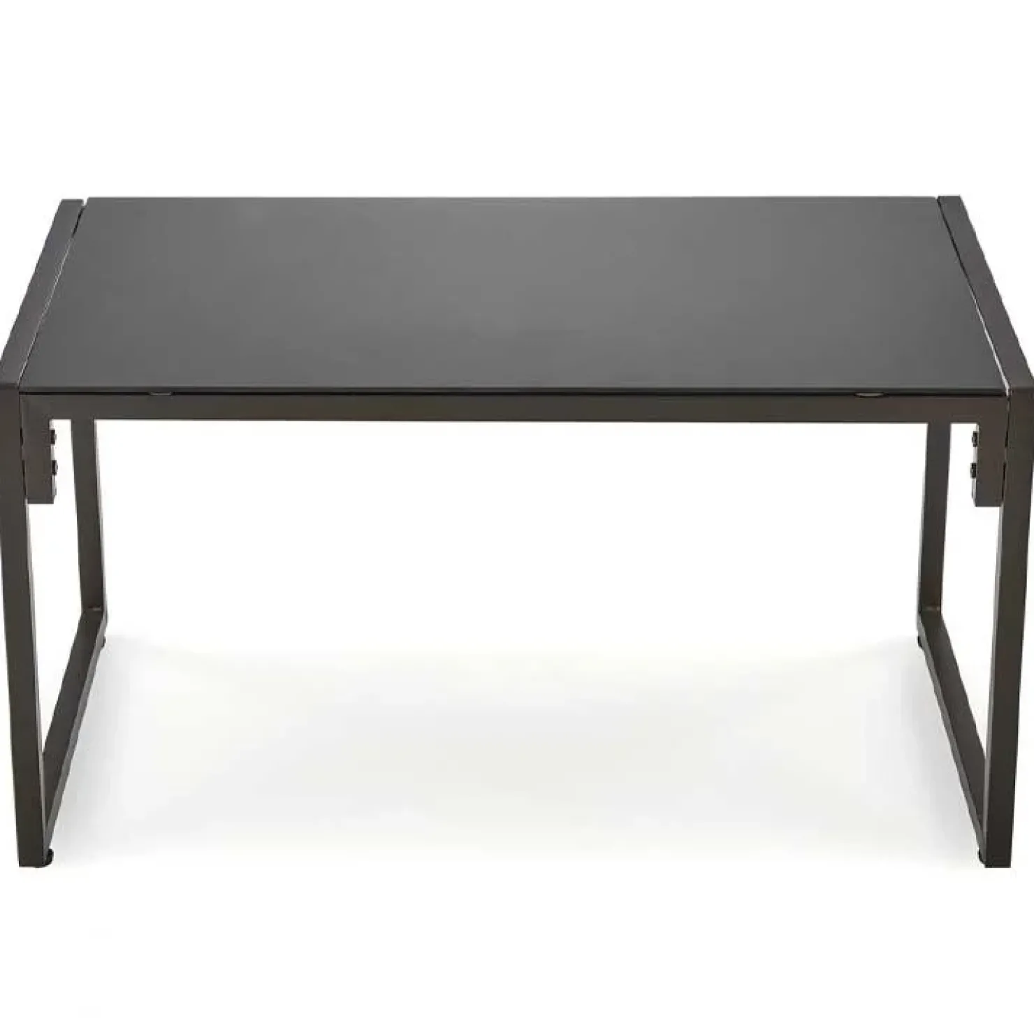 Garnero Arredamenti Set da giardino divano, poltrona, tavolino in vetro nero marrone Surat Clearance